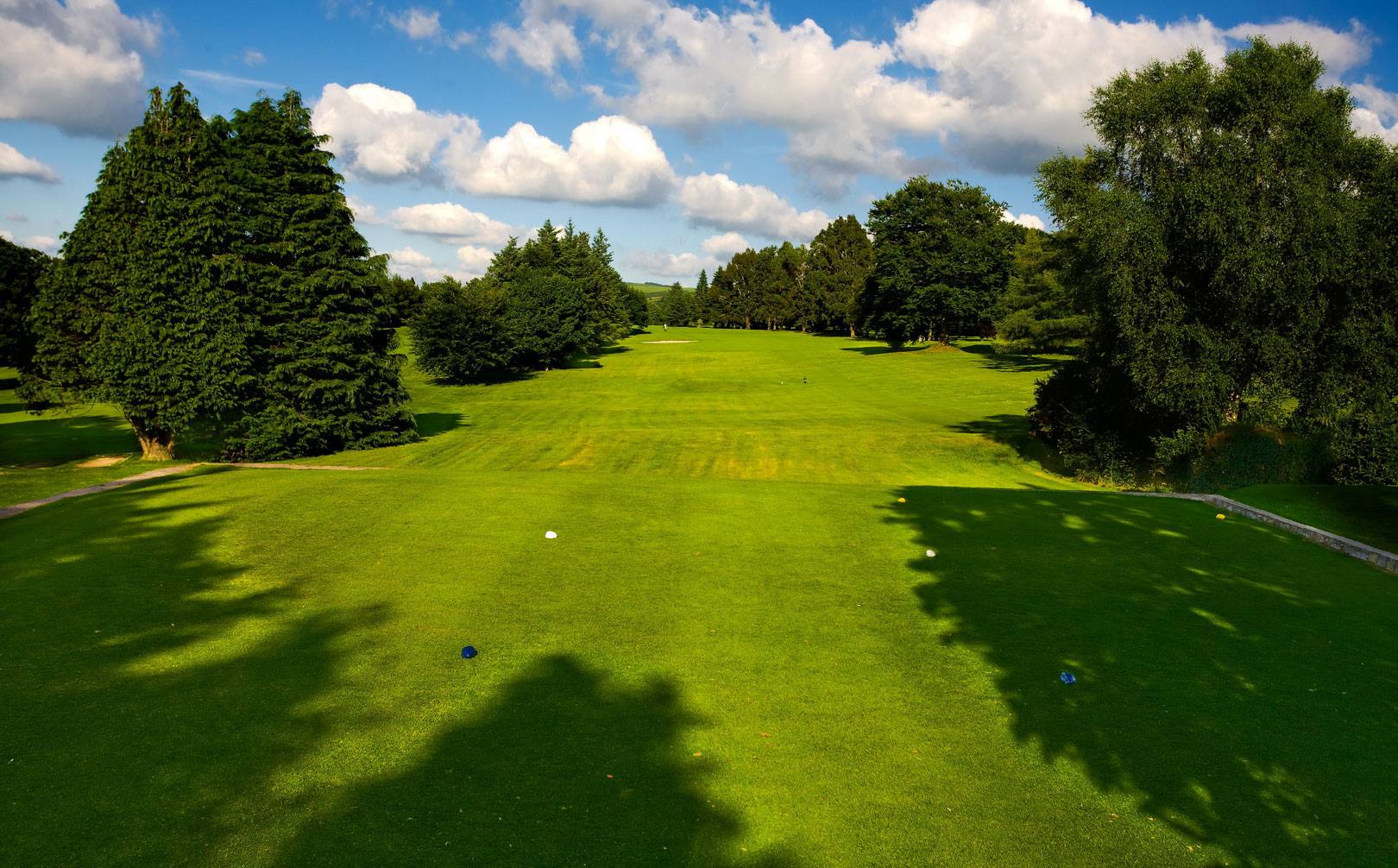 Fairway and green on the parkland course at Mallow Golf Club